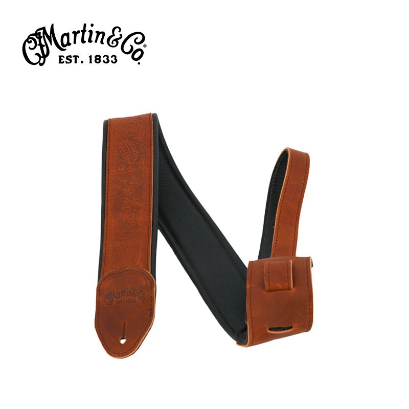 마틴 스트랩 garment leather strap - brown 어쿠스틱/통기타 가죽 스트랩 18A0088
