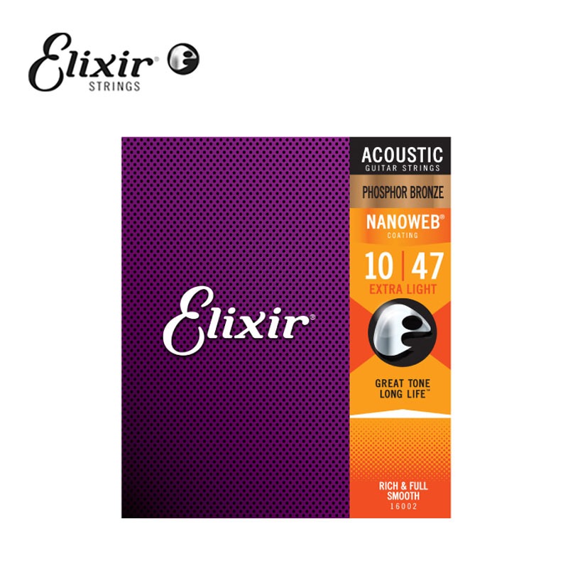 엘릭서 16002 (10-47) 포스포브론즈 엑스트라 라이트 Elixir Extra Light